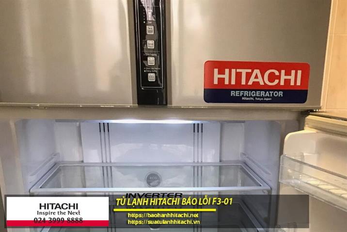 Tủ lạnh Hitachi báo lỗi f1-03