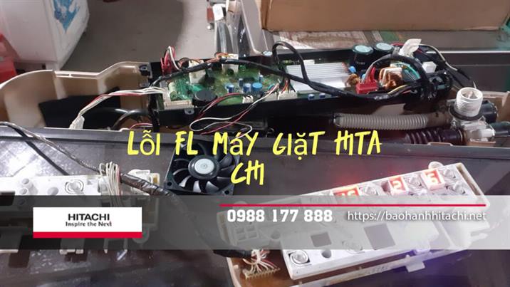 Lỗi FL máy giặt Hitachi