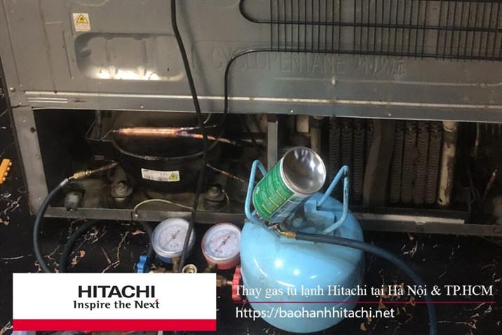 Thay gas tủ lạnh Hitachi chuẩn chất lượng, uy tín nhất tại Hà Nội, TP.HCM