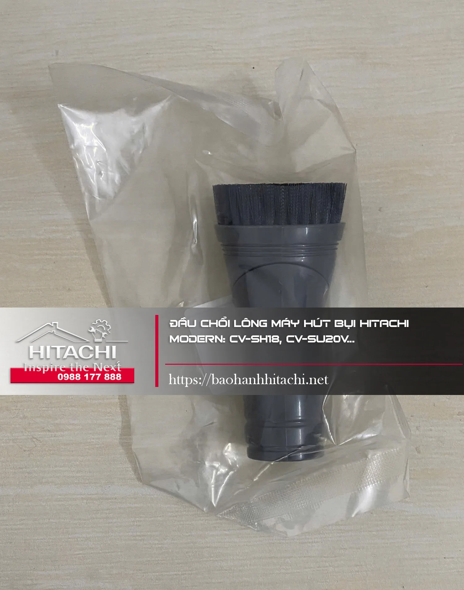 Lưỡi gặt bụi máy hút bụi Hitachi, phụ kiện thay thế chính hãng cho các dòng CV-SH18, CV-SU20V... của Hitachi, giúp máy hoạt động hiệu quả hơn.