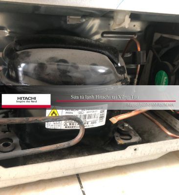 Máy nén gas điều hòa Hitachi trong máy lạnh công nghiệp, hình ảnh chi tiết và chính xác, phụ kiện và hệ thống làm lạnh Hitachi, dịch vụ sửa tủ lạnh Hitachi tại Vũng Tàu, hotline 0988 177 888 / 024 3999 8888.