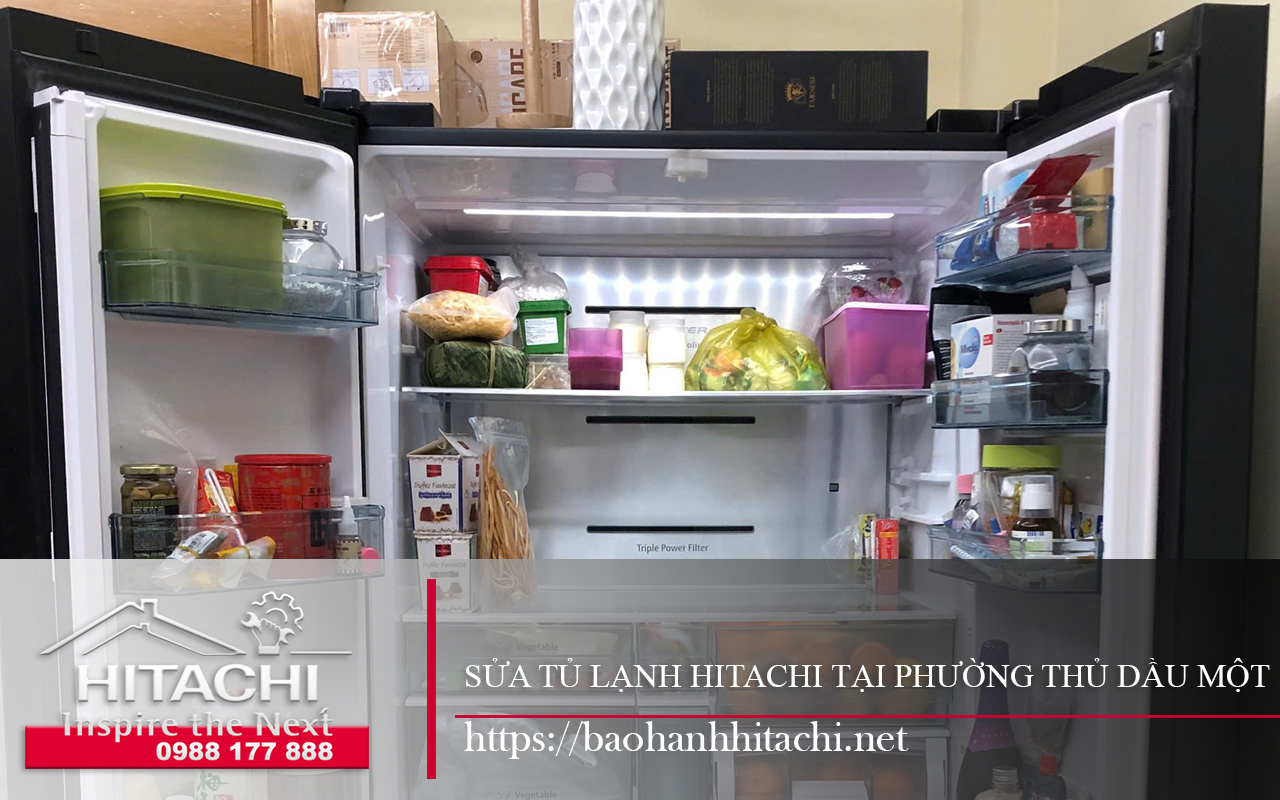 sửa tủ lạnh Hitachi tại phường Thủ Dầu Một