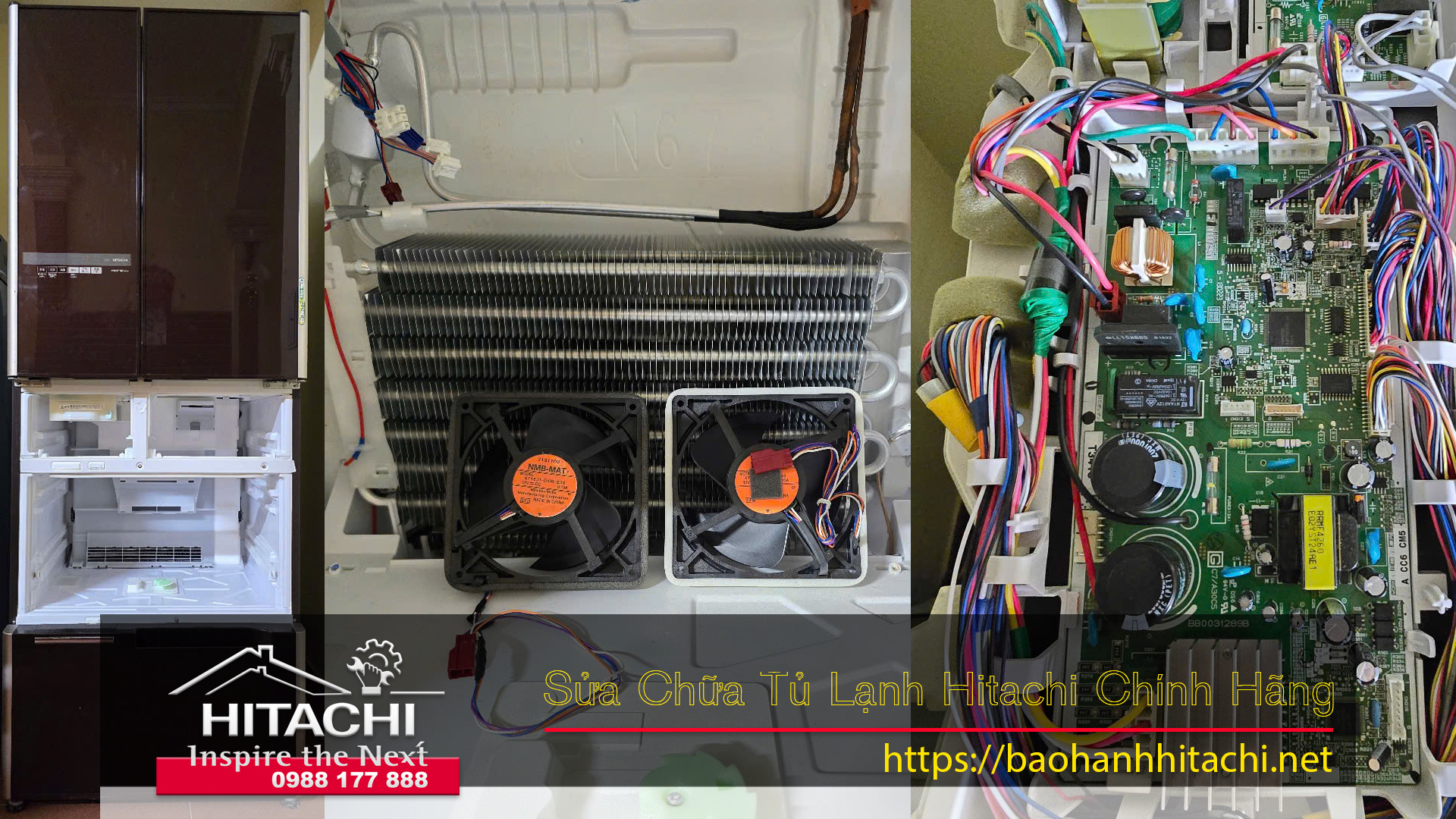 Sửa chữa tủ lạnh Hitachi chính hãng tại nhà