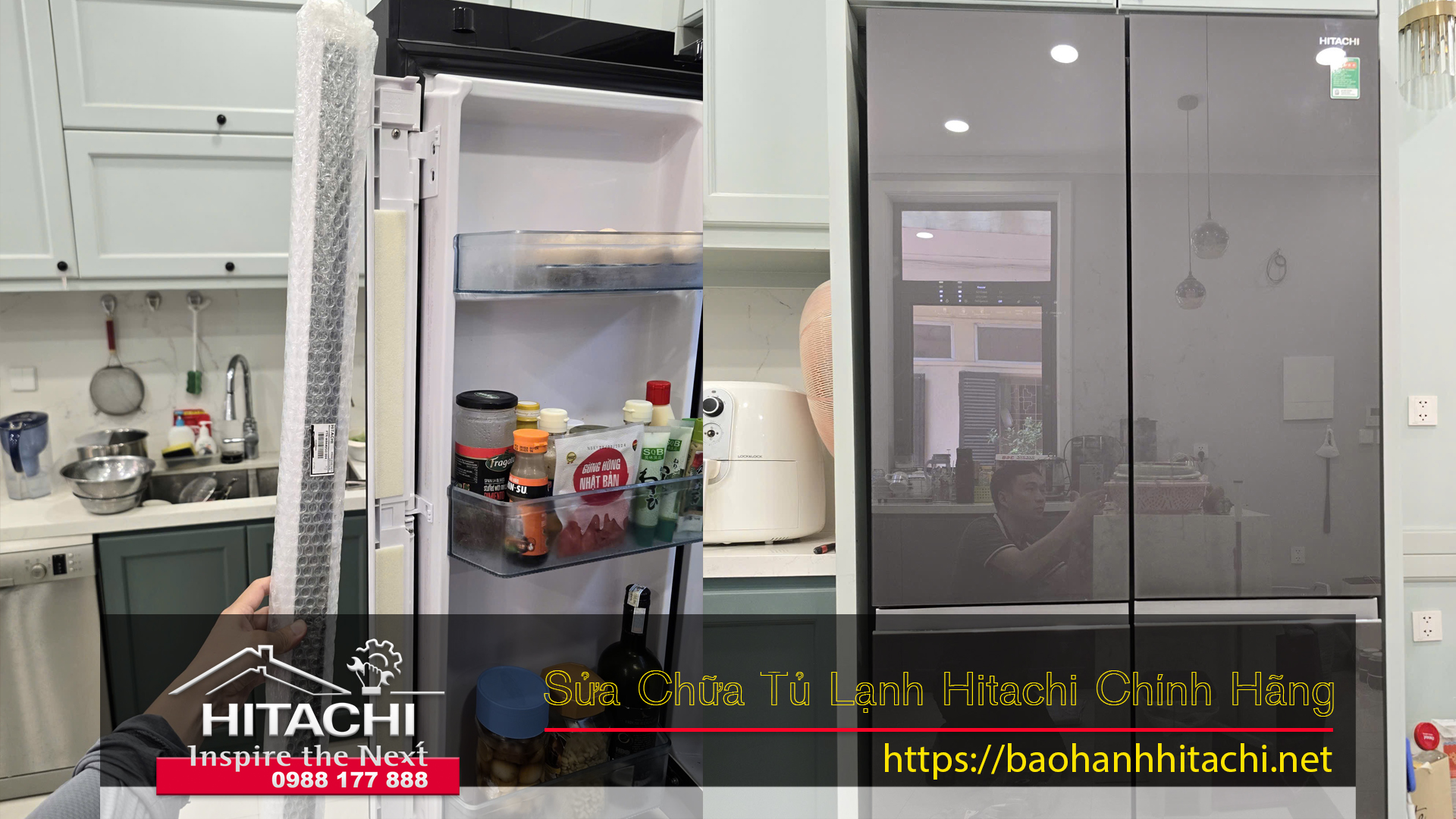 sửa tủ lạnh Hitachi chính hãng tại Hà Nội & Tp Hồ Chí Minh